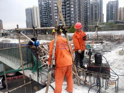 綿陽雙杯大橋施工現(xiàn)場(chǎng)